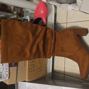 BRAND NEW suede boots!